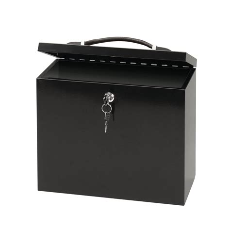 metal 3x5 file box with padlock|Amazon.com: Metal File Box With Lock.